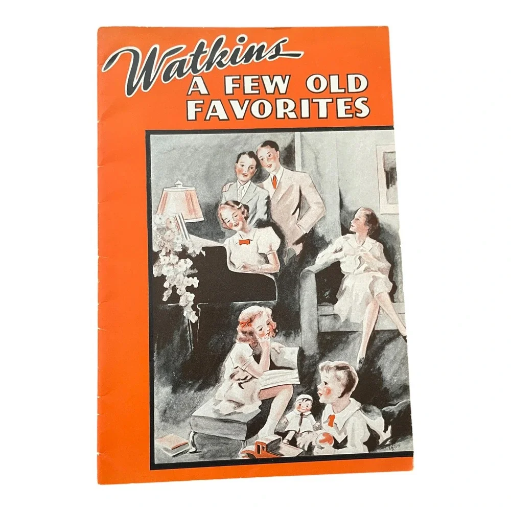Vintage 1930s Watkins A Few Old Favorites Promotional Booklet J.R. Watkins Co.